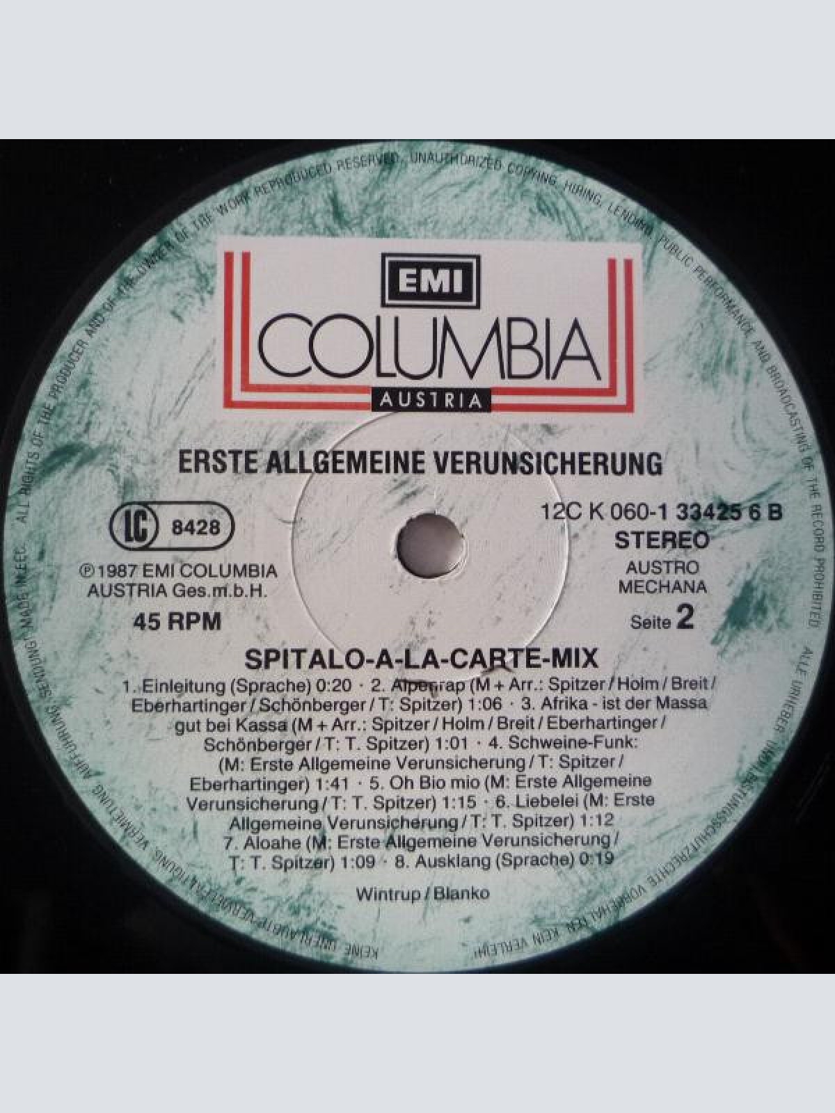 Vinyl / Erste Allgemeine Verunsicherung* - Küss' Die Hand, Schöne Frau... (Unzensierte Maxi Version)