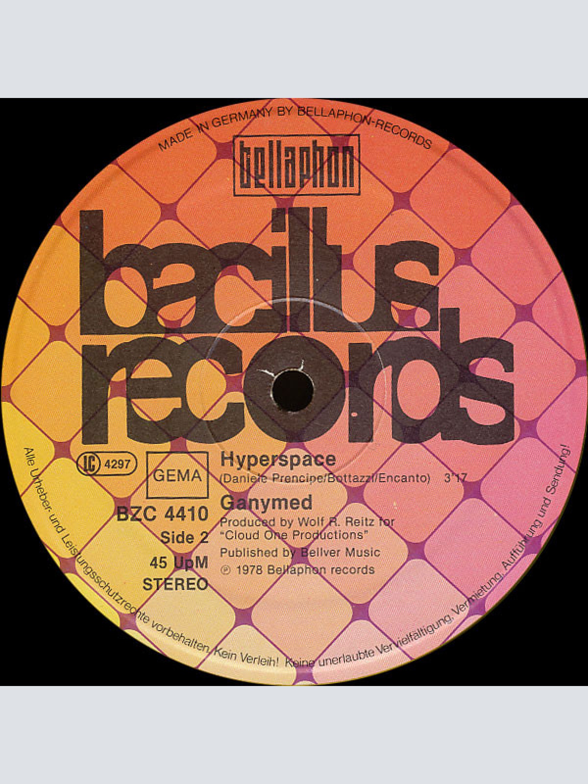 Vinyl / Ganymed - It Takes Me Higher