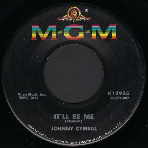 Vinyl / Johnny Cymbal - It'll Be Me / Always, Always