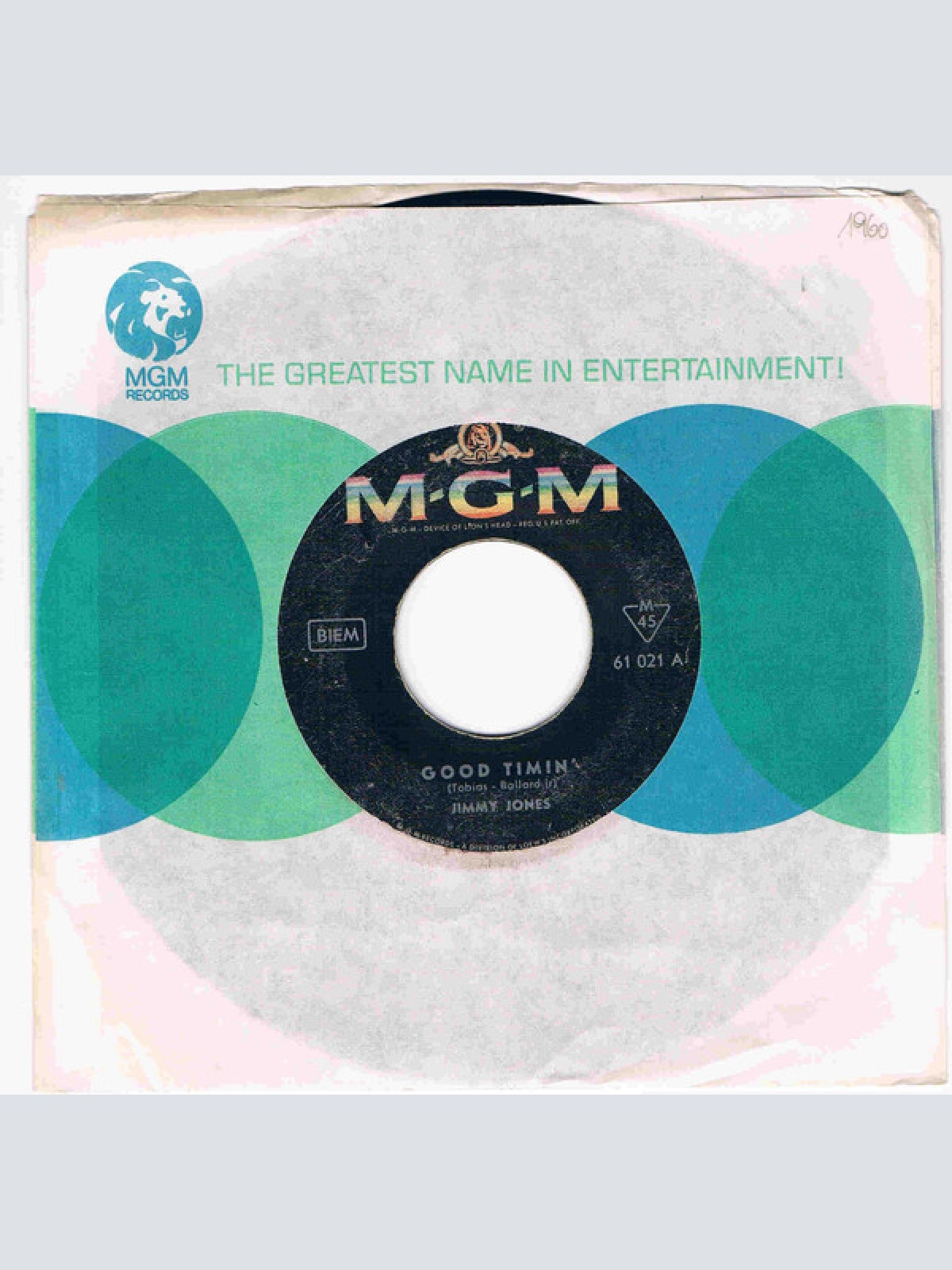 Vinyl / Jimmy Jones - Good Timin' / My Precious Angel