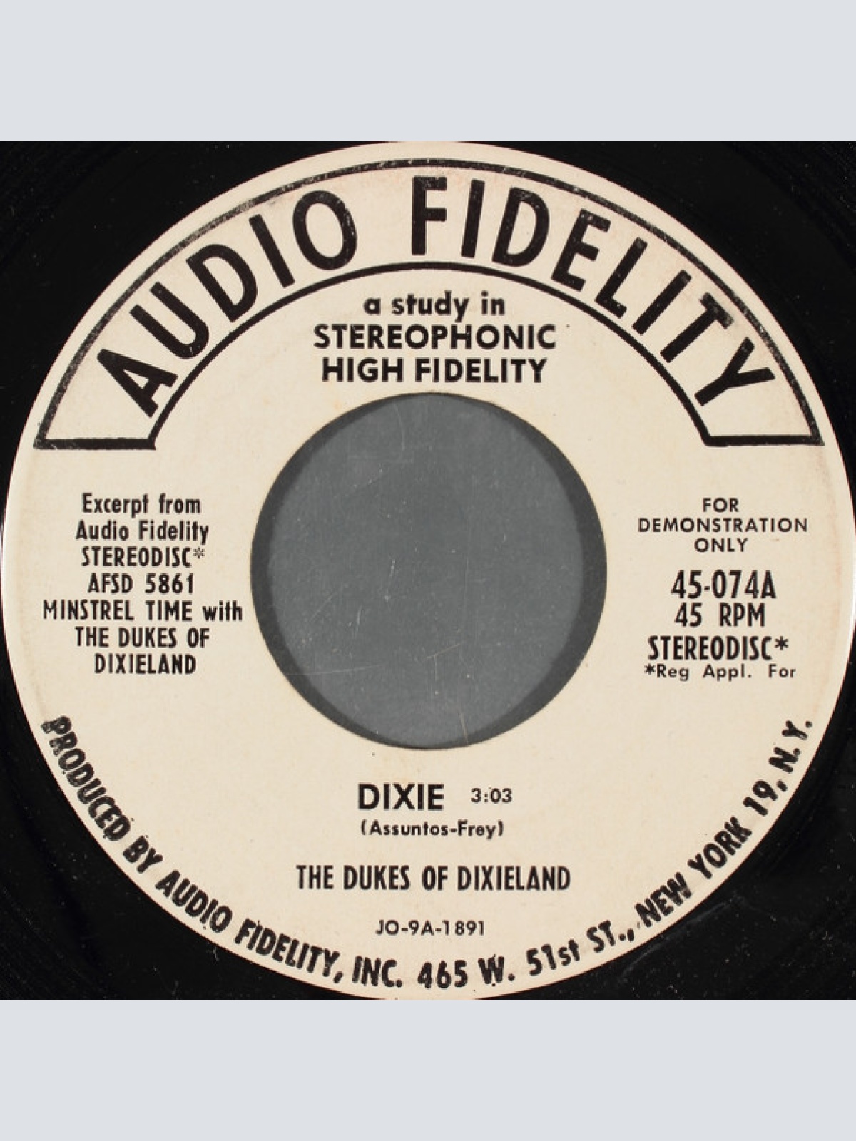 Vinyl / The Dukes Of Dixieland - Dixie / Wait 'Til The Sun Shines, Nellie