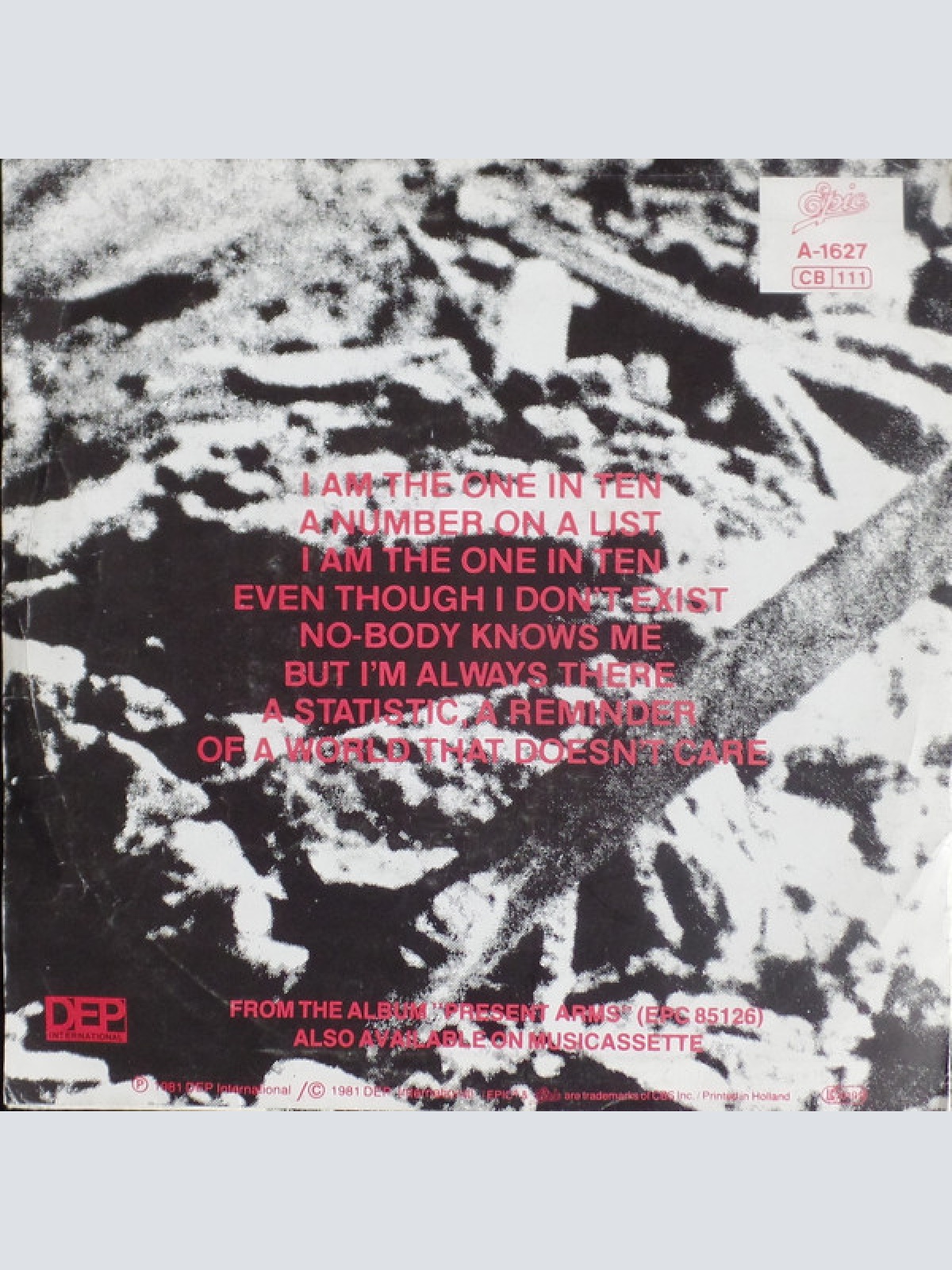 Vinyl / UB40 - One In Ten