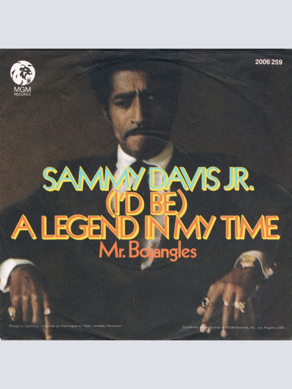 Vinyl / Sammy Davis Jr. - (I'd Be) A Legend In My Time / Mr.Bojangles
