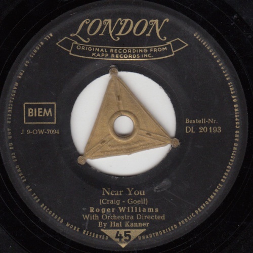 Vinyl / Roger Williams (2) - Near You / Till