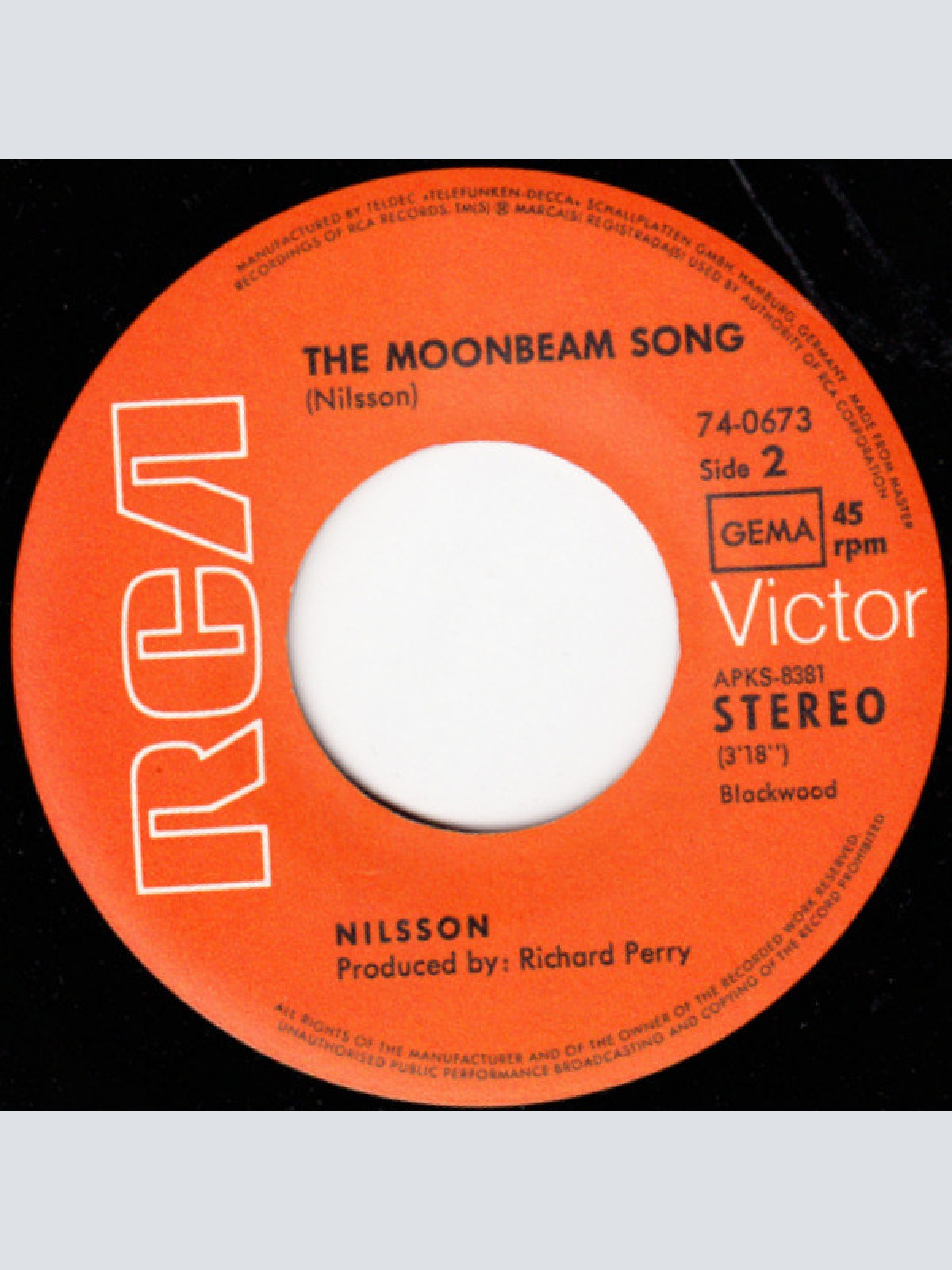 Vinyl / Nilsson* - Jump Into The Fire