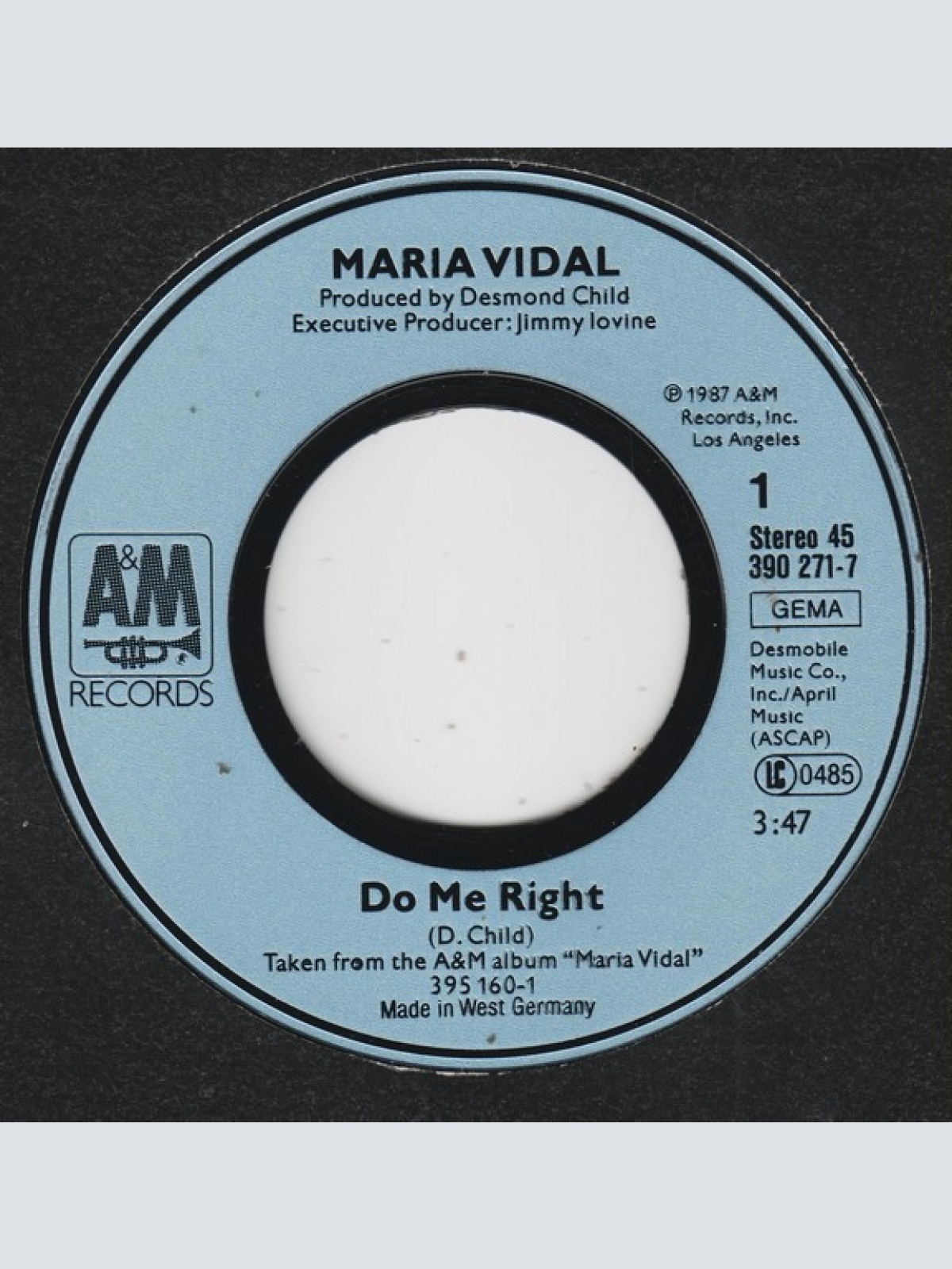 Vinyl / Maria Vidal - Do Me Right