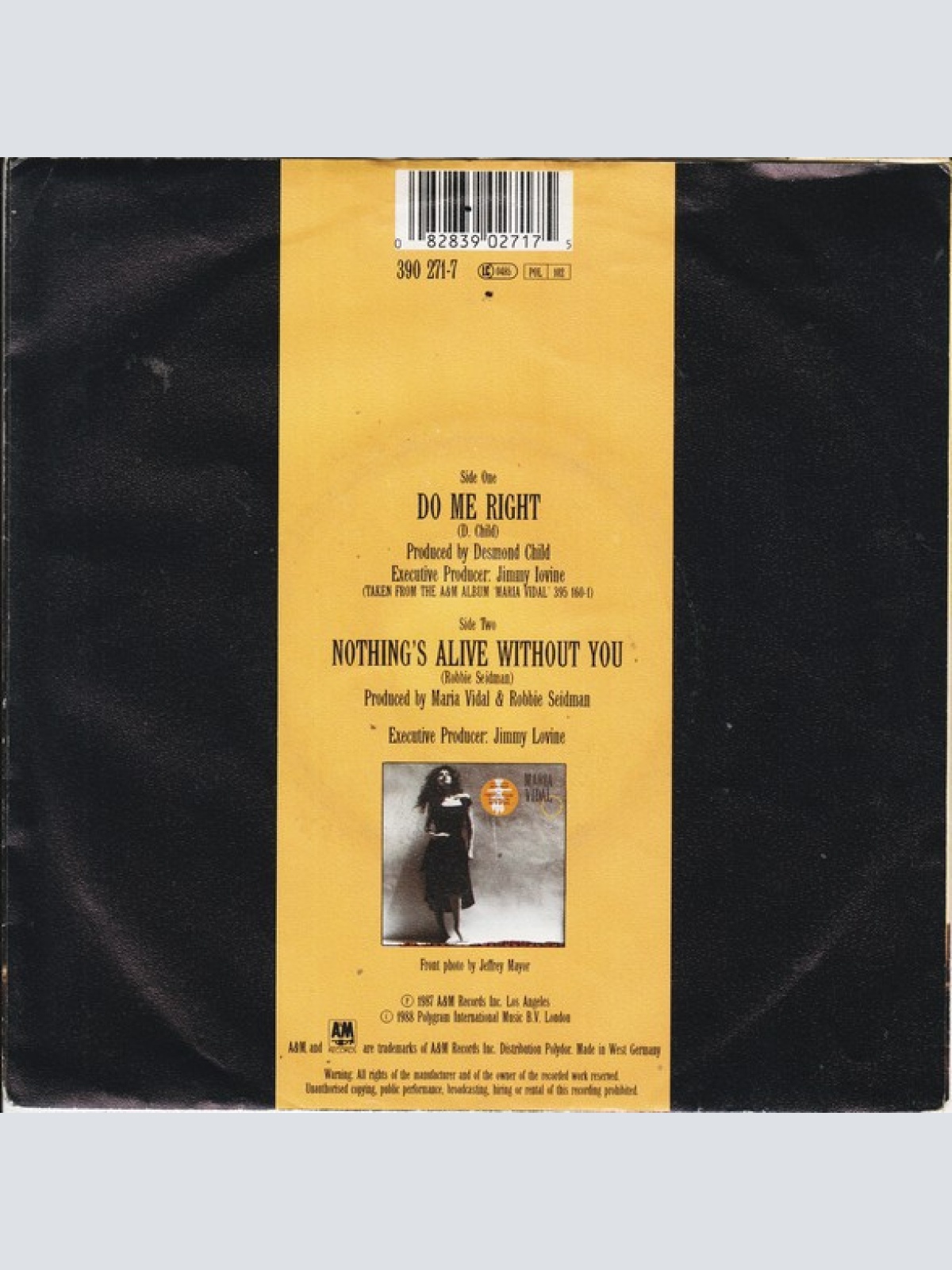 Vinyl / Maria Vidal - Do Me Right