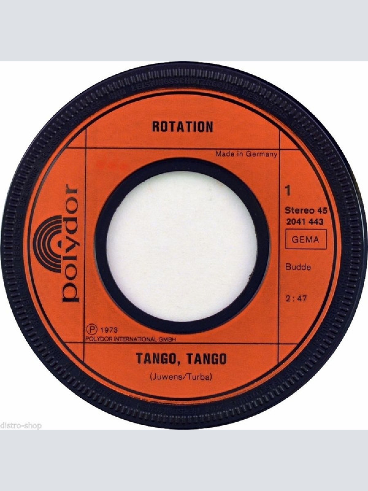 Vinyl / Rotation (4) - Tango, Tango / Singin' Hallelujah