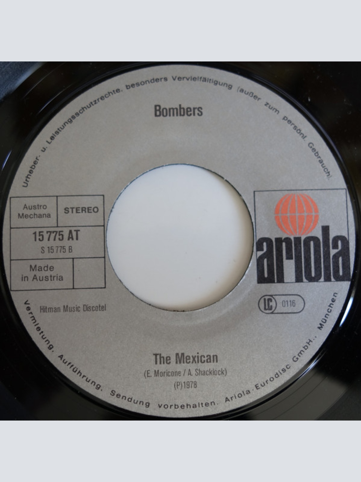 Vinyl / Bombers - Dance, Dance, Dance / The Mexican