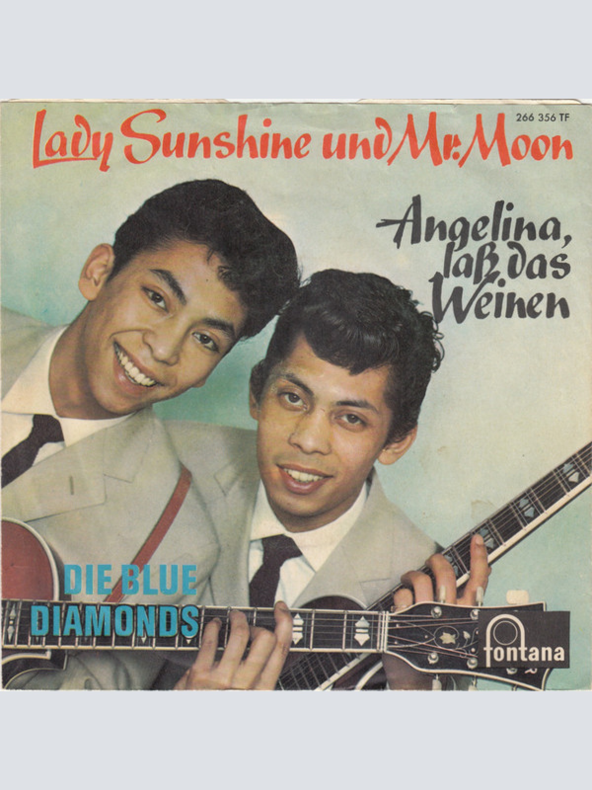 Vinyl / Die Blue Diamonds* - Lady Sunshine Und Mister Moon / Angelina, Laß Das Weinen