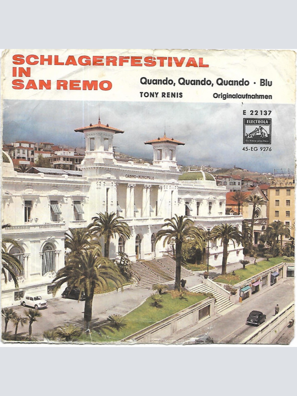 Vinyl / Tony Renis - Quando, Quando, Quando