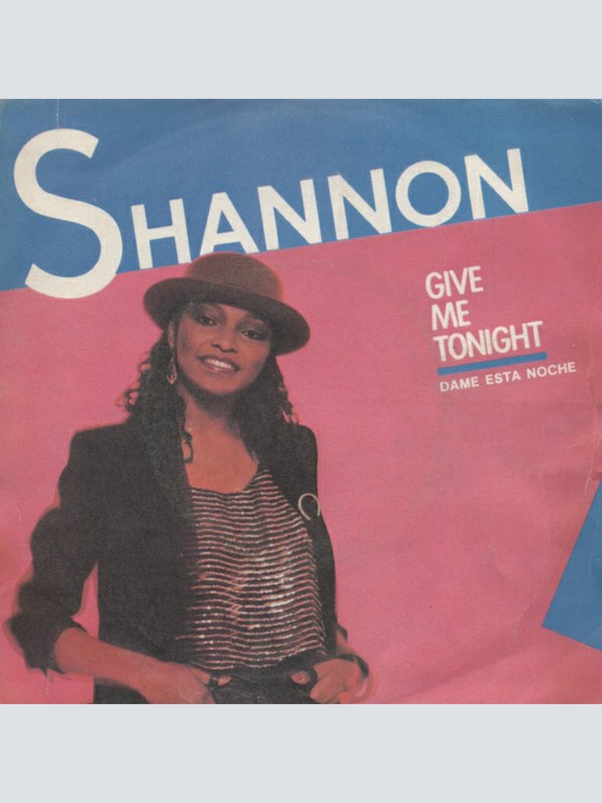 Vinyl / Shannon - Give Me Tonight = Dame Esta Noche