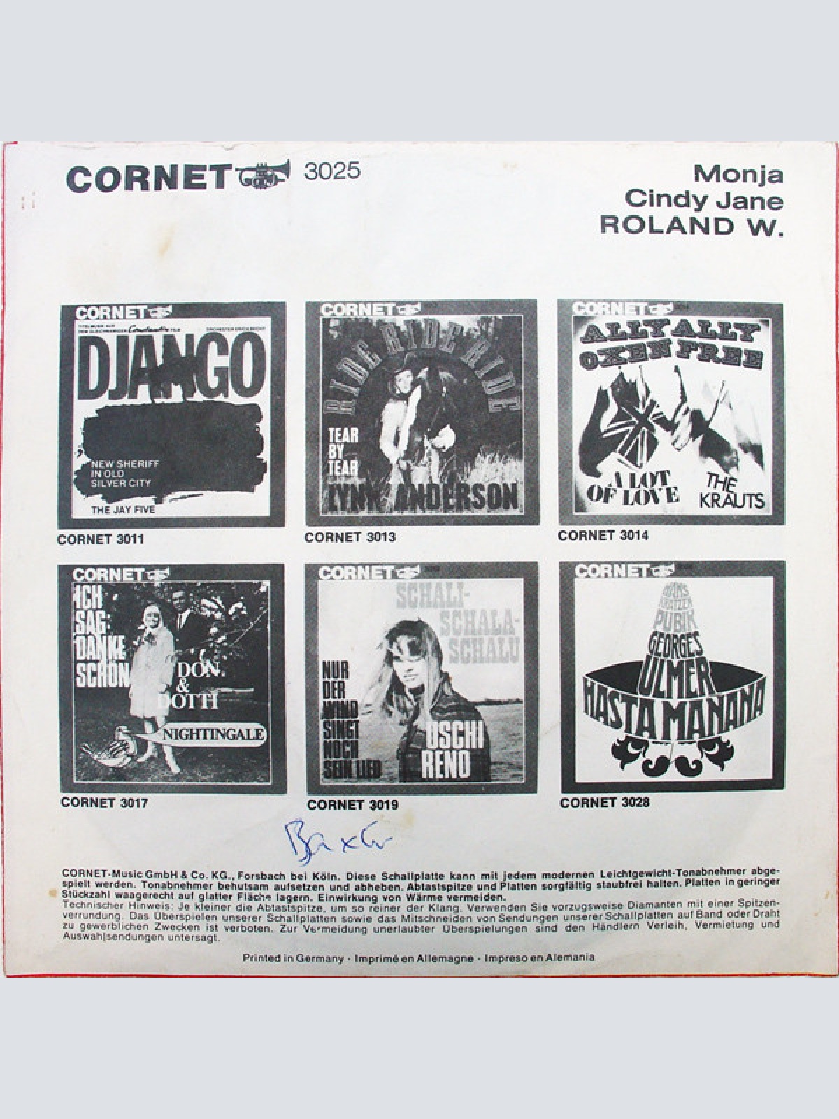 Vinyl / Roland W. - Monja