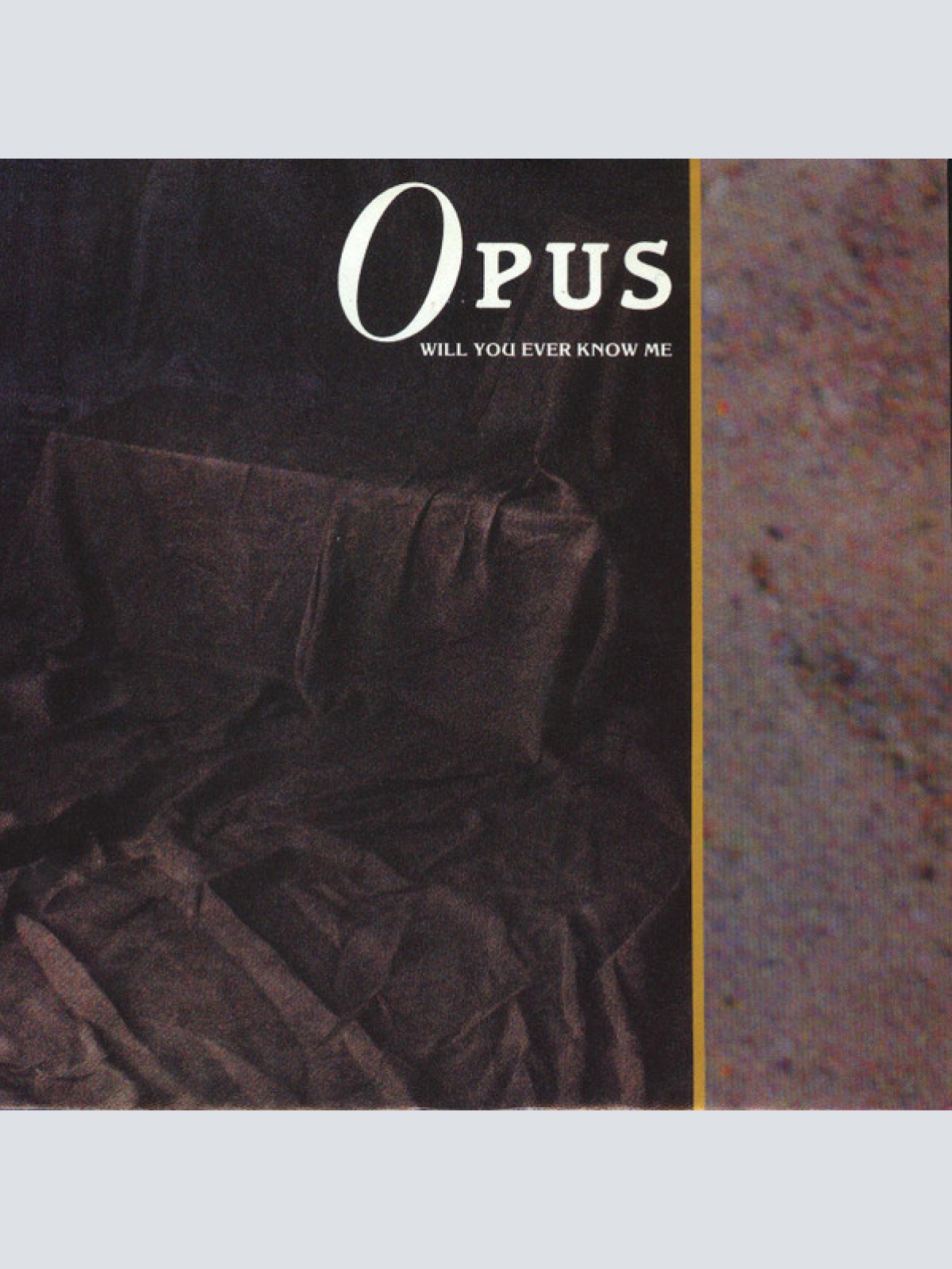 Vinyl / Opus - Will You Ever Know Me