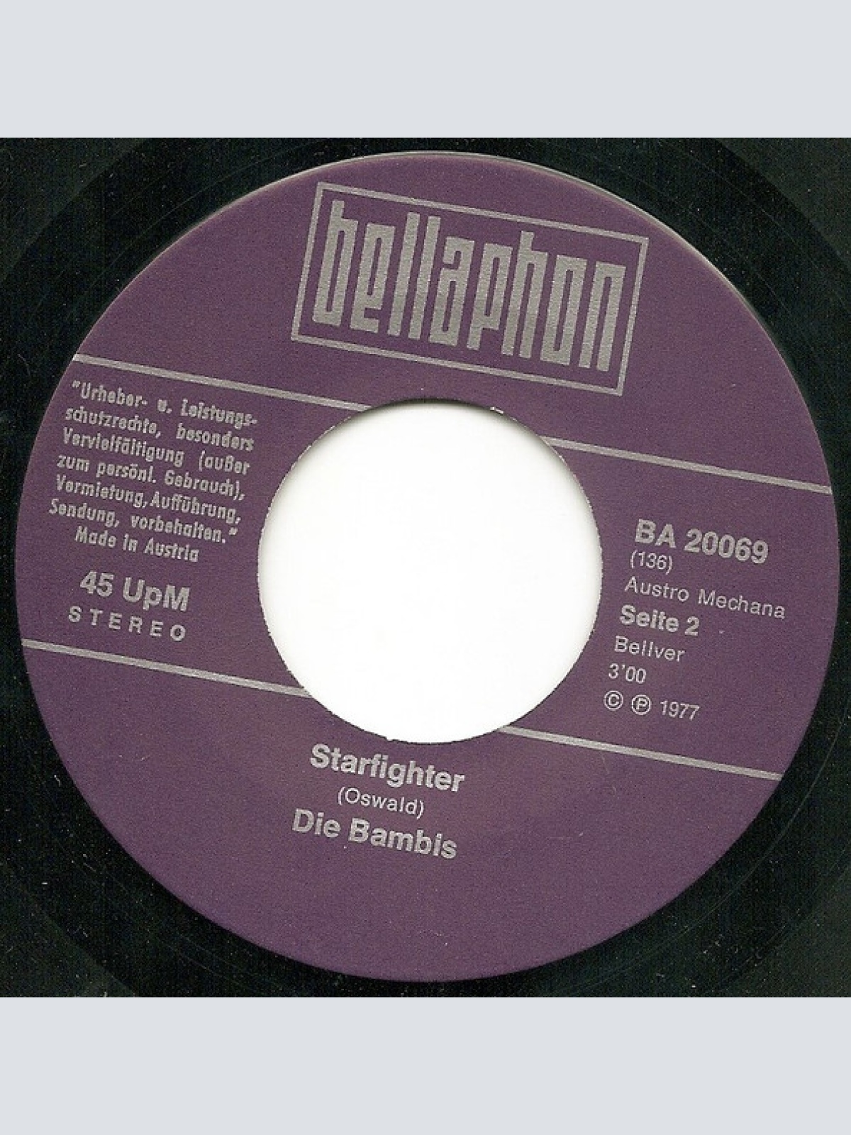 Vinyl / Die Bambis* - Midnight Dance