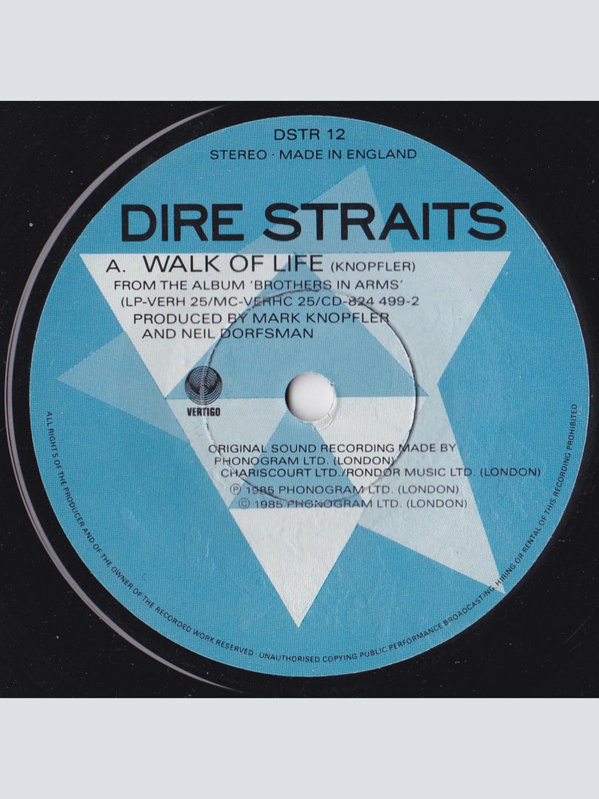 Vinyl / Dire Straits - Walk Of Life