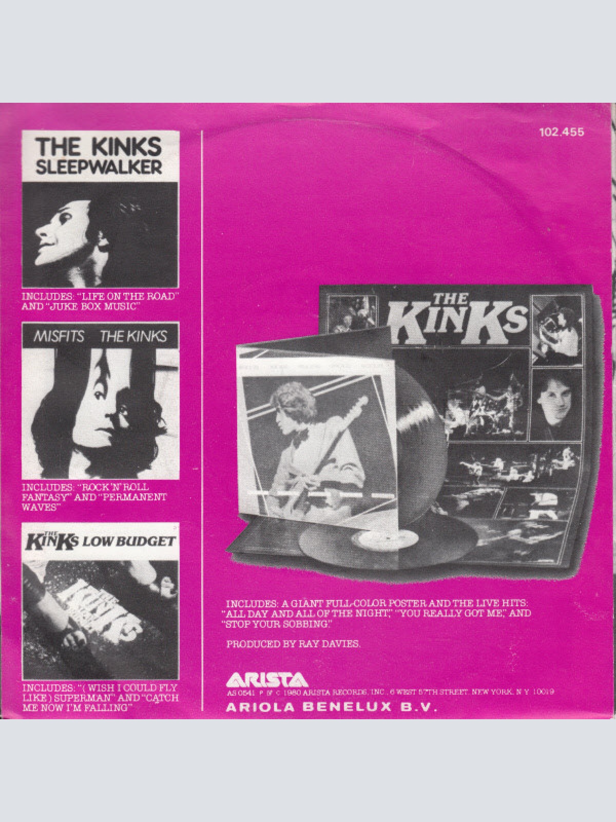 Vinyl / The Kinks - Lola / Celluloid Heroes