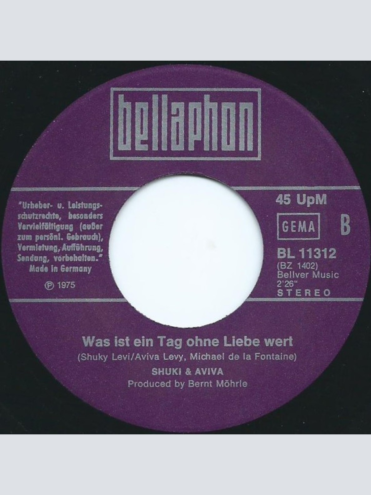 Vinyl / Shuki & Aviva* - Du Und Ich Und Zwei Träume