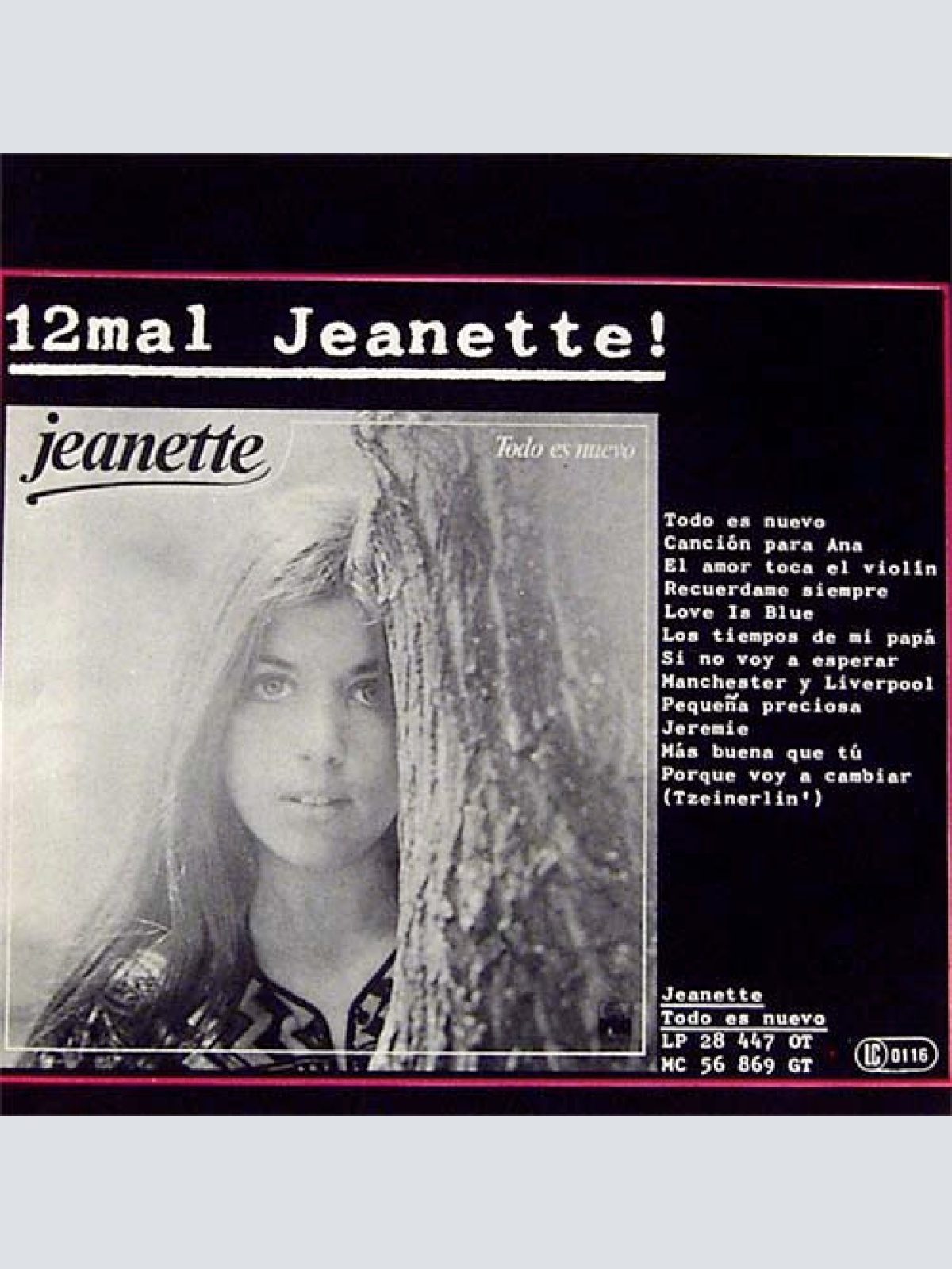 Vinyl / Jeanette (6) - Tzeinerlin' (Porque Voy A Cambiar)