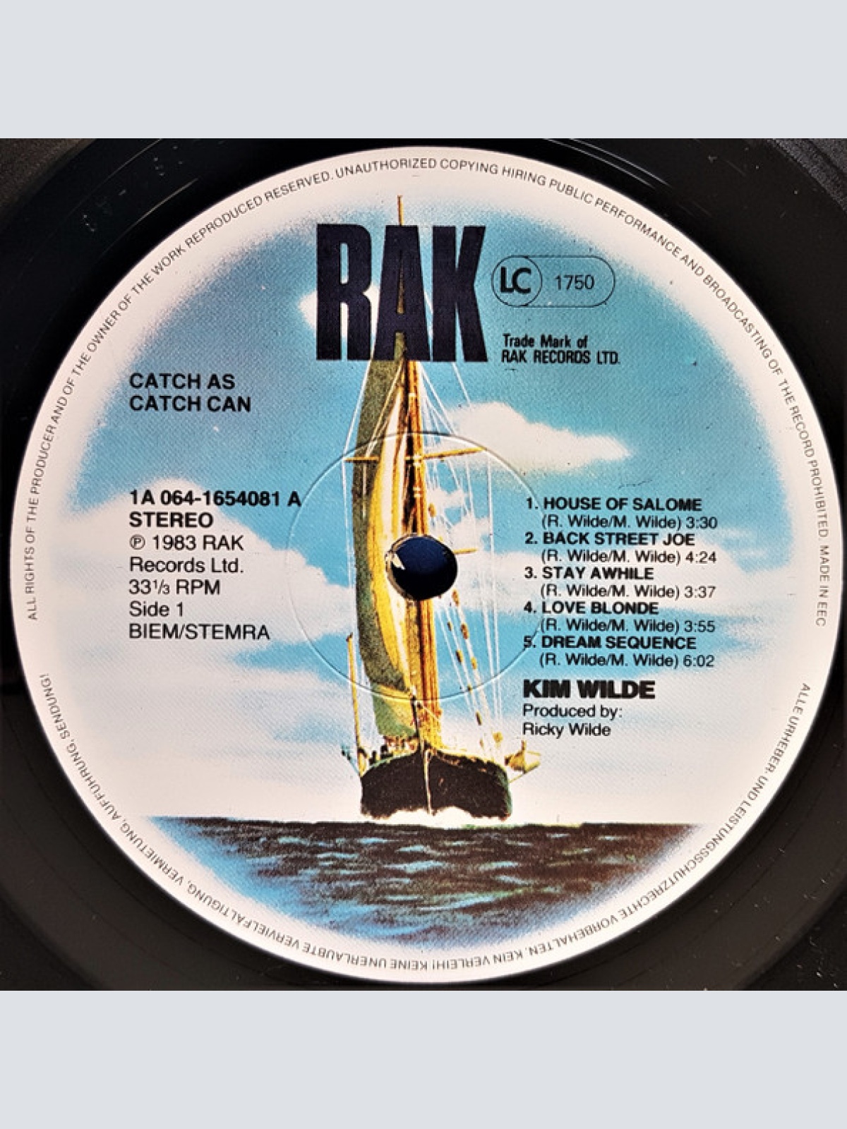 Vinyl / Kim Wilde - Catch As Catch Can