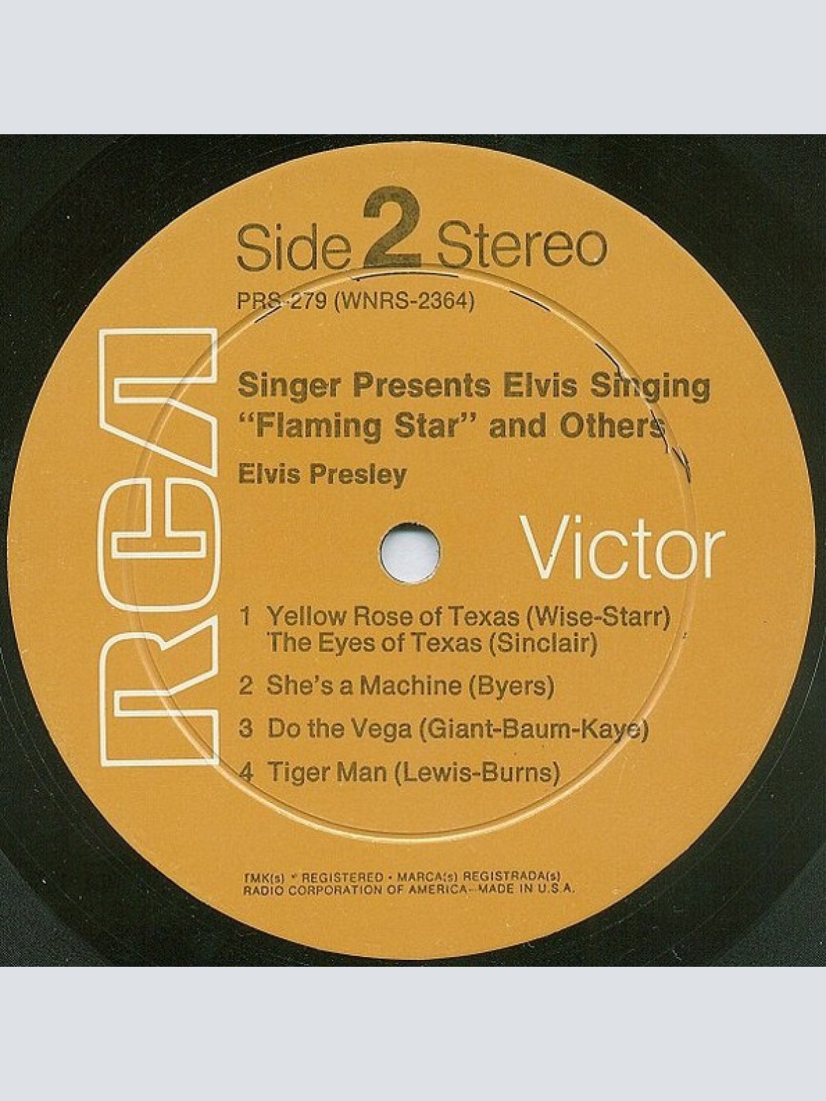 Vinyl / Elvis Presley - Singer Presents Elvis Singing "Flaming Star" And Others