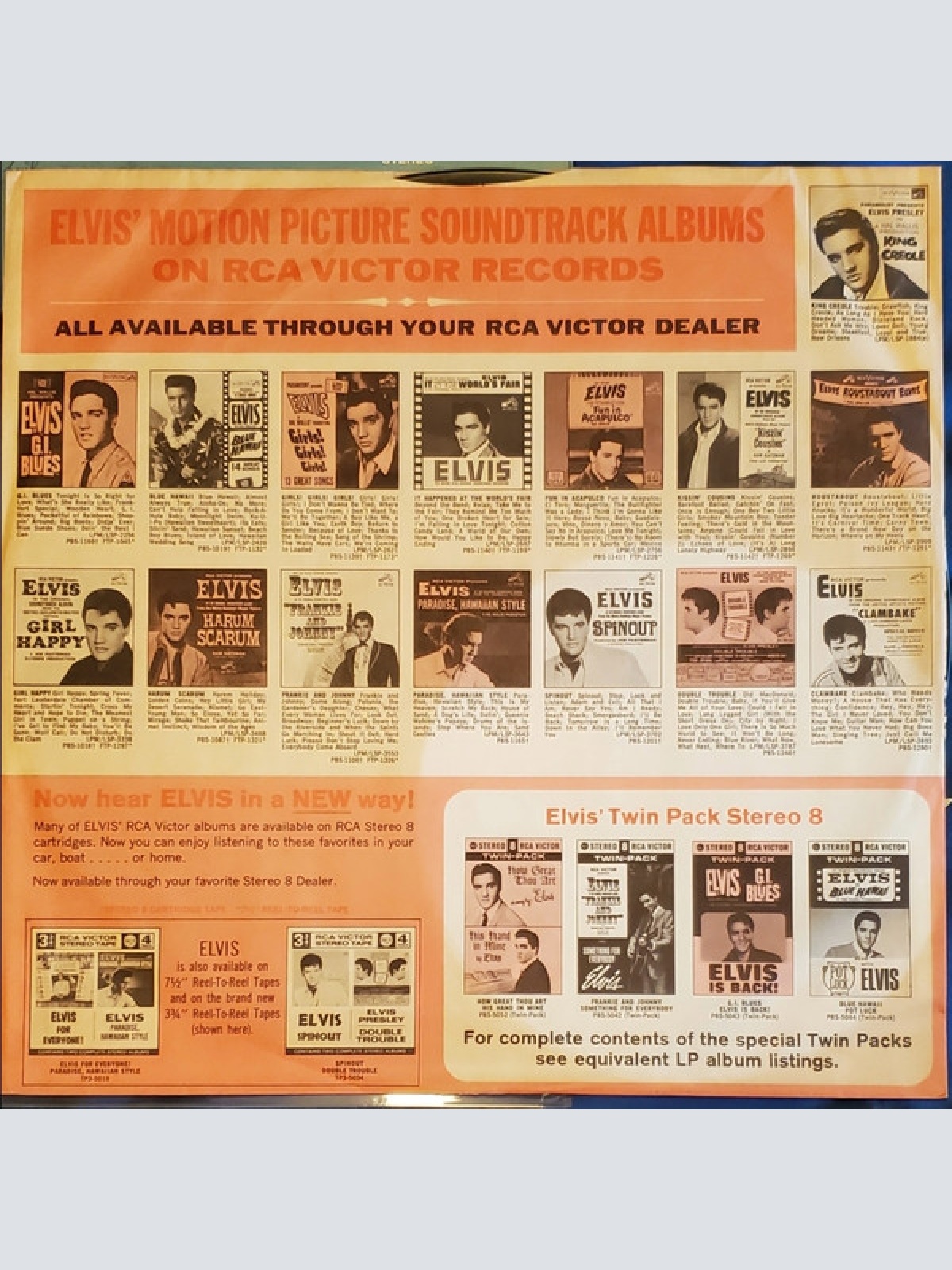 Vinyl / Elvis Presley - Singer Presents Elvis Singing "Flaming Star" And Others