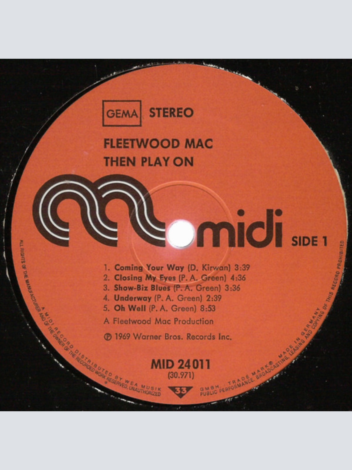 Vinyl / Fleetwood Mac - Then Play On
