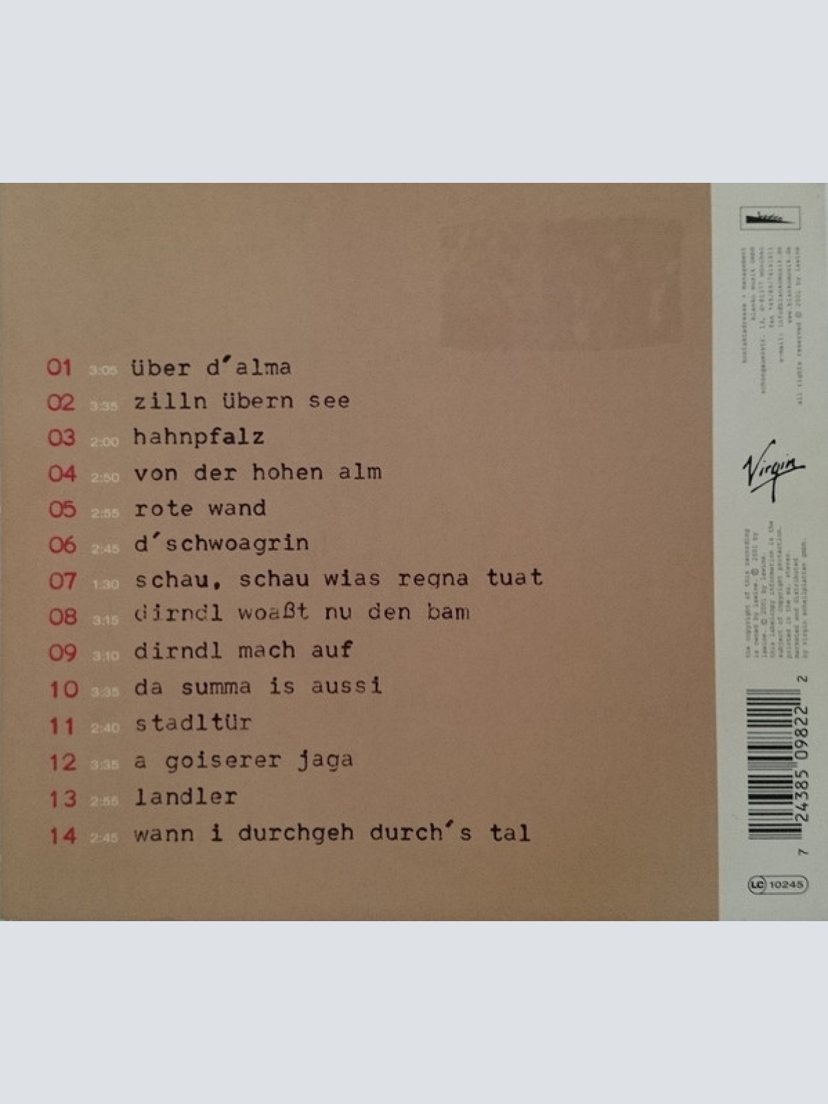 CD / Hubert Von Goisern - Trad