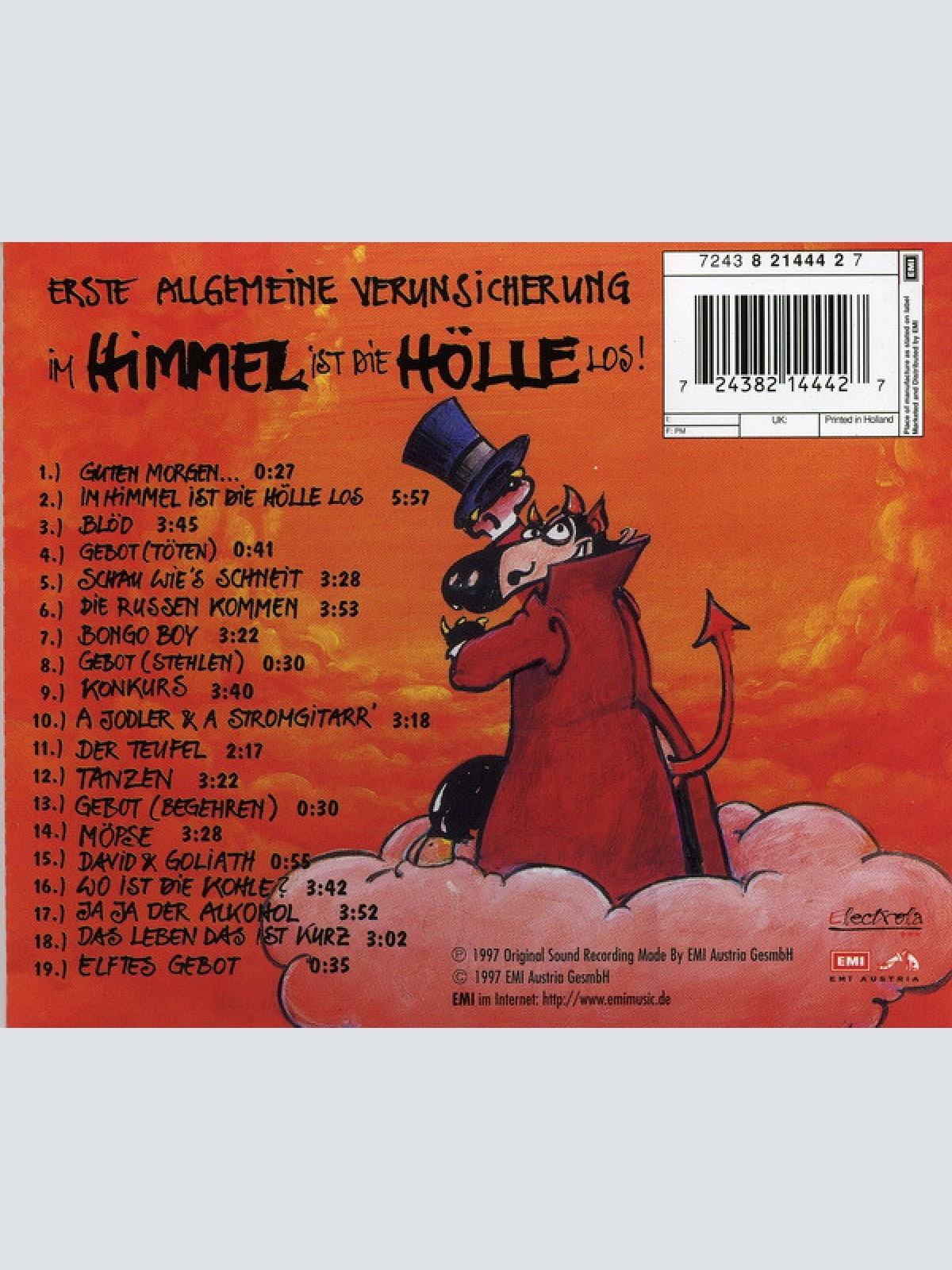 CD / Erste Allgemeine Verunsicherung* - Im Himmel Ist Die Hölle Los