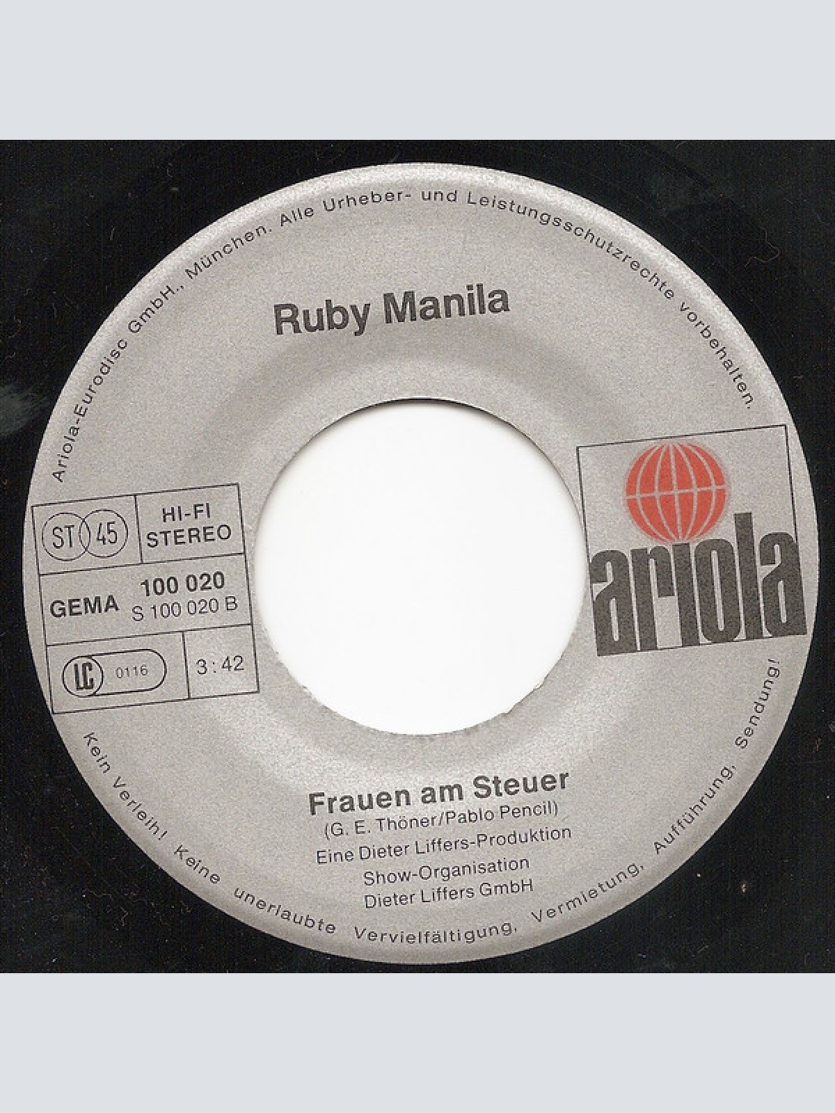 Vinyl / Ruby Manila - Shake Hands