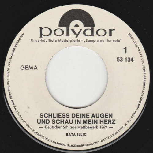 Vinyl / Bata Illic - 	Schließ Deine Augen Und Schau In Mein Herz