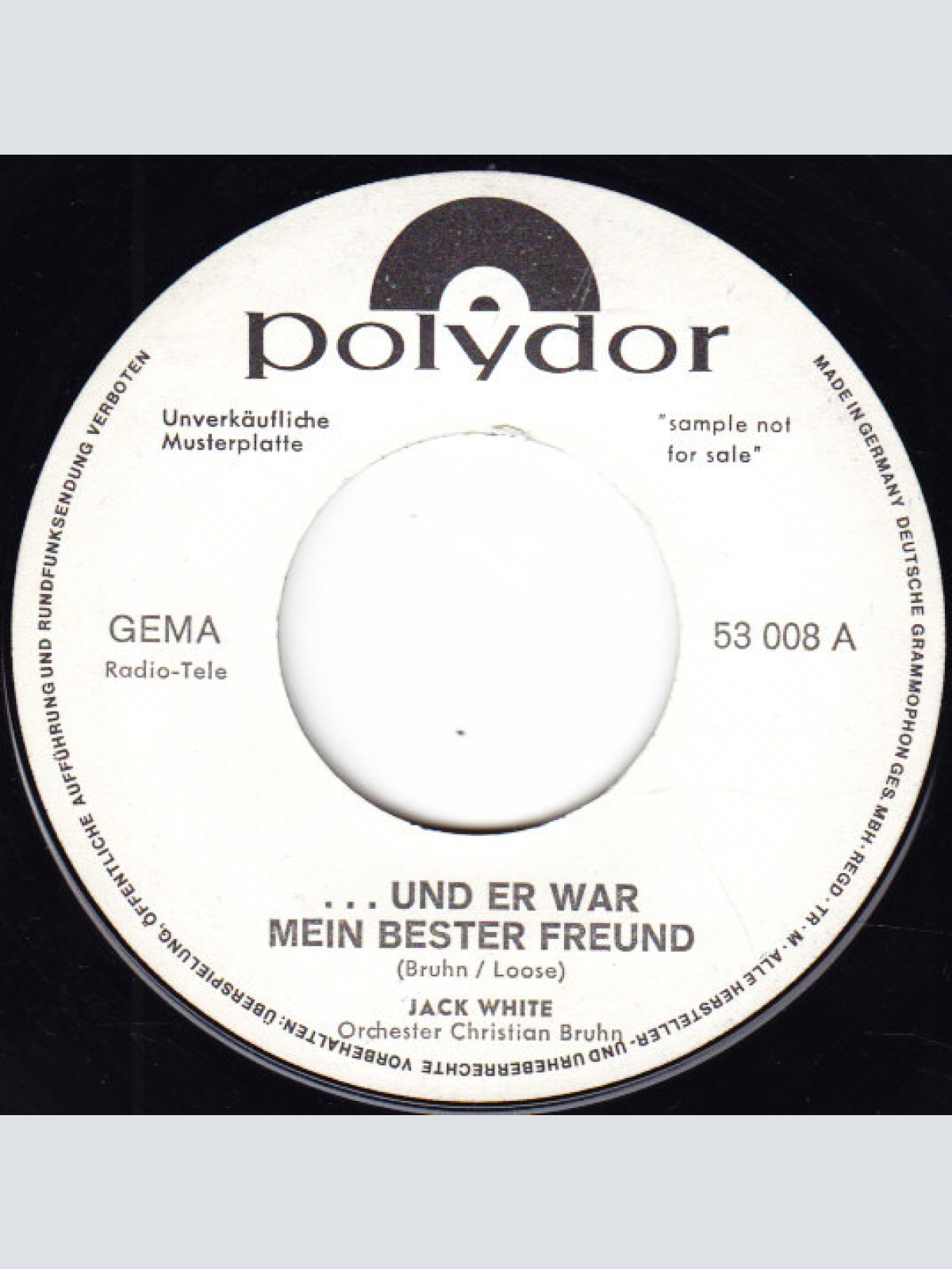 Vinyl / Jack White - ...Und Er War Mein Bester Freund
