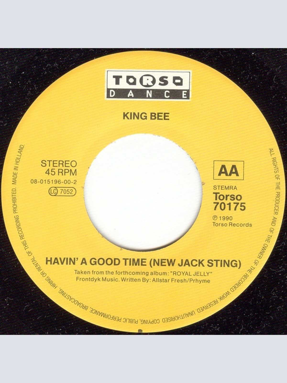 Vinyl / King Bee - Must Bee The Music