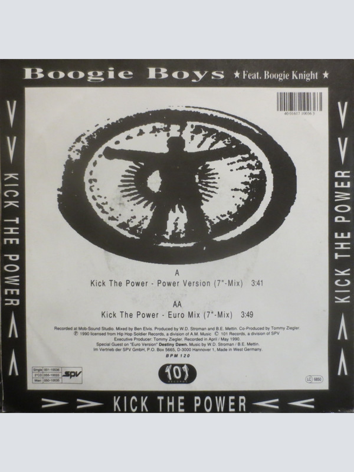 Vinyl / Boogie Boys Feat. Boogie Knight - Kick The Power