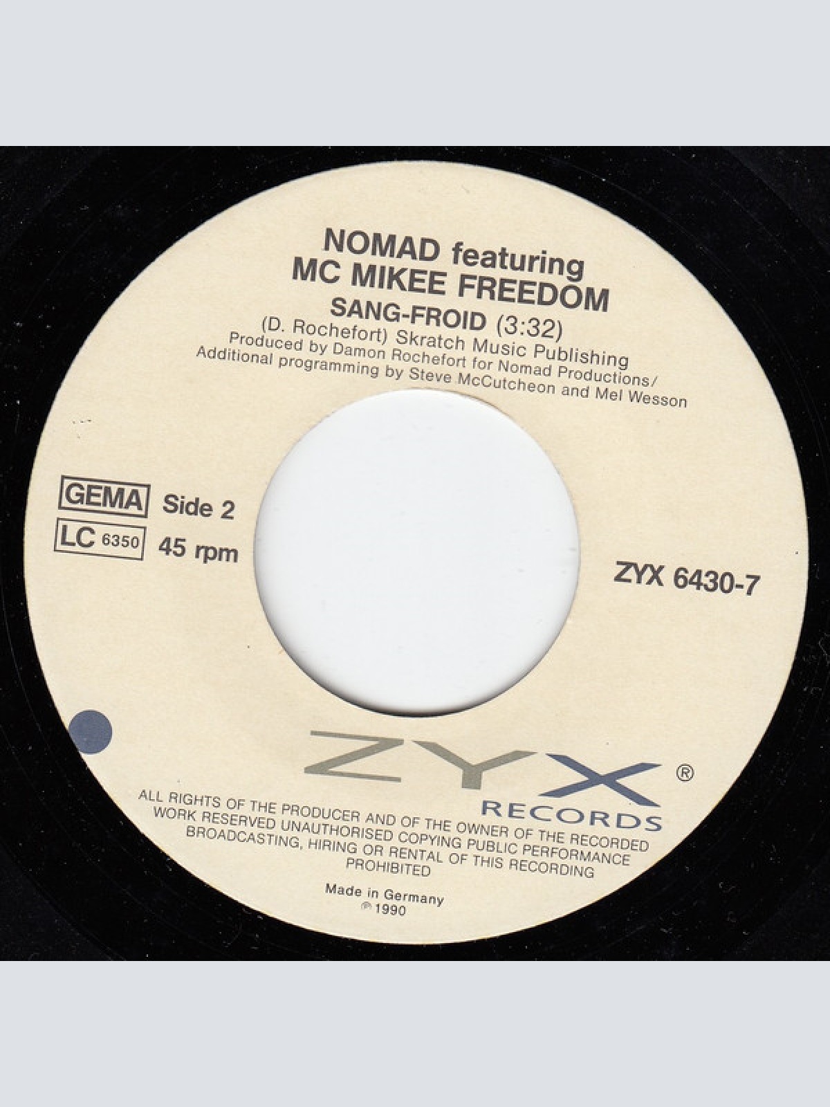 Vinyl / Nomad Featuring MC Mikee Freedom - (I Wanna Give You) Devotion