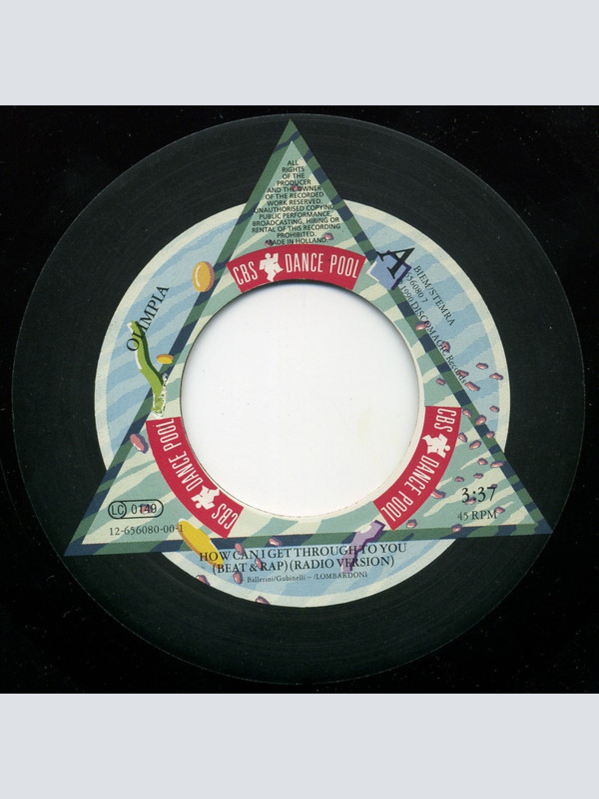 Vinyl / Olimpia - How Can I Get Through To You (Beat & Rap)