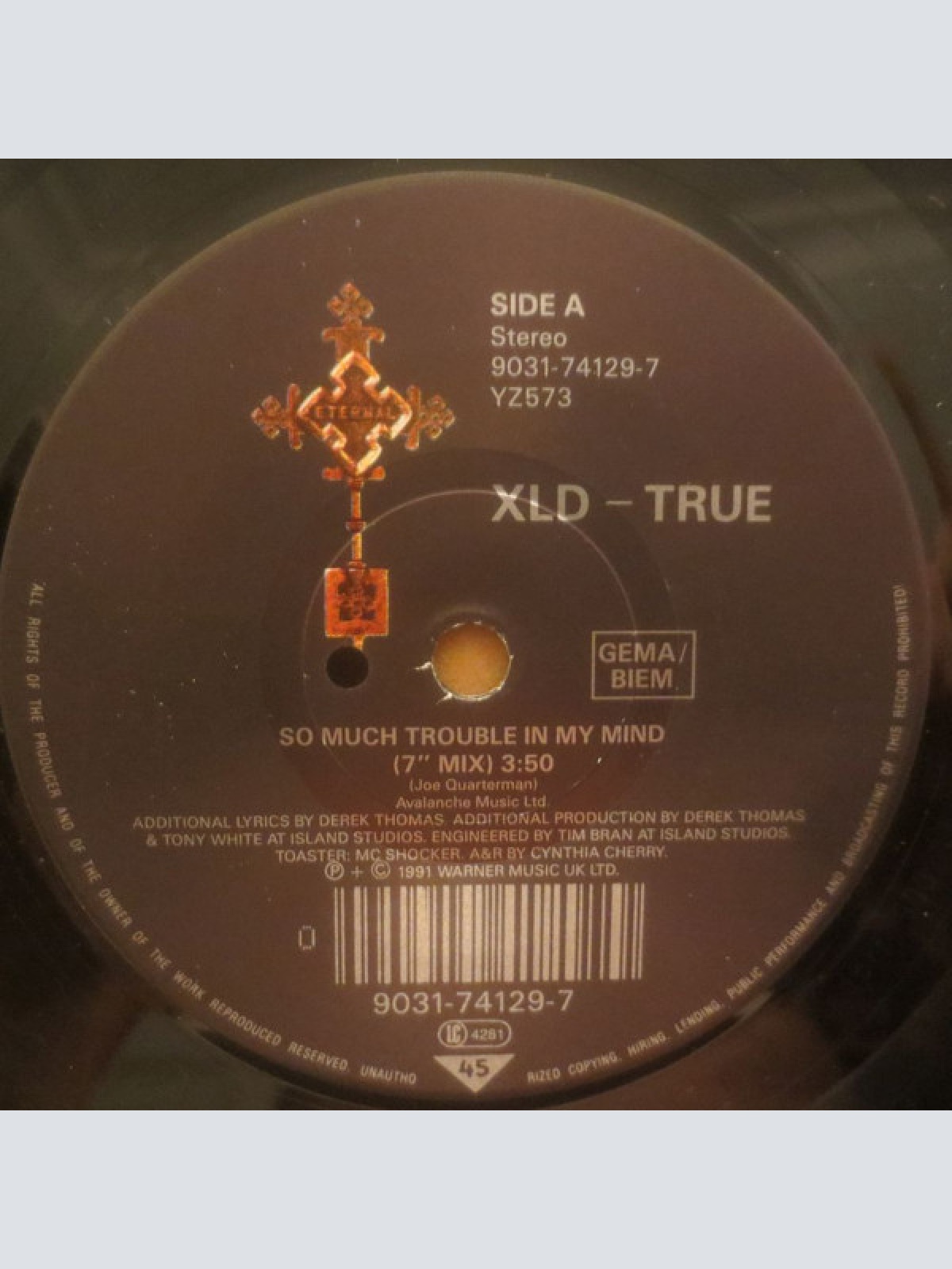Vinyl / XLD-True* - So Much Trouble In My Mind