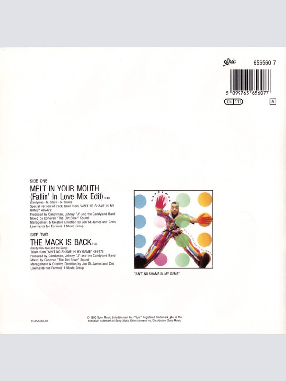 Vinyl / Candyman - Melt In Your Mouth