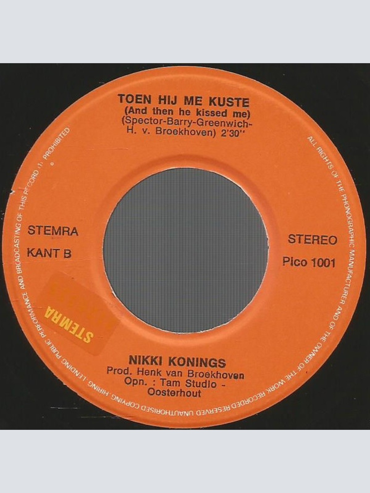 Vinyl / Nikki Konings - Da Doo Ron Ron (Dutch Version)