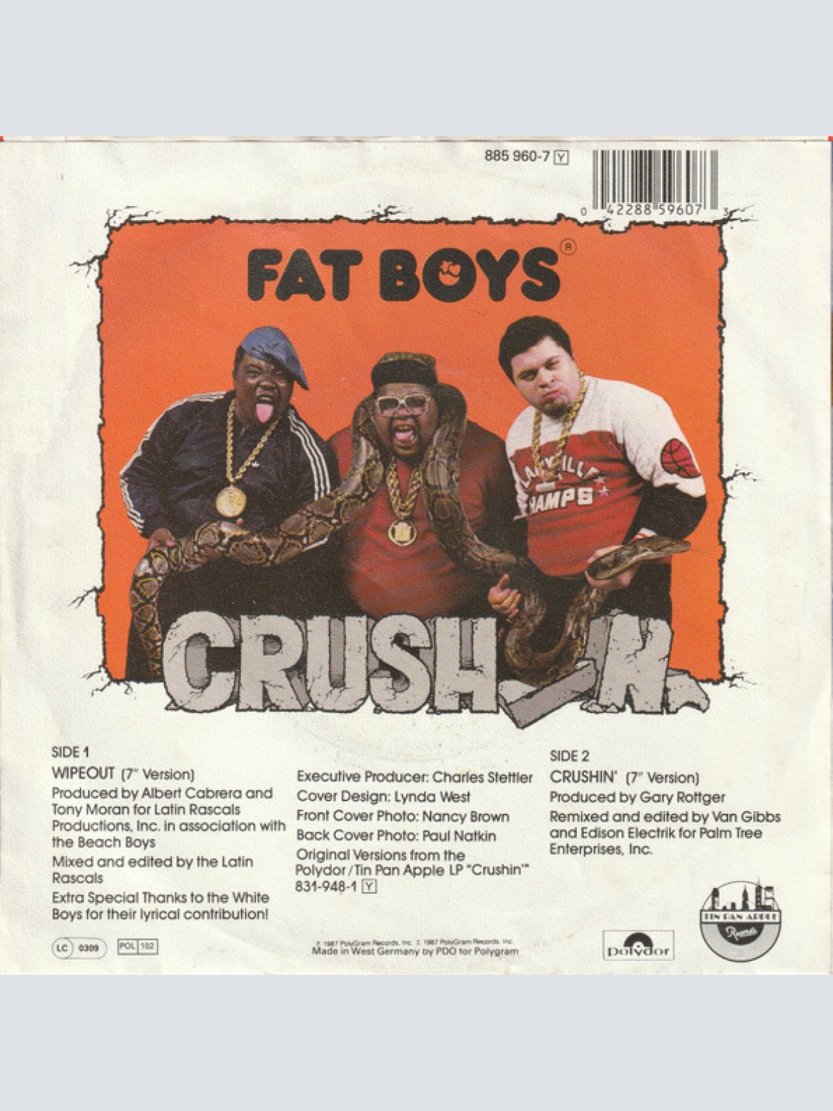 Vinyl / Fat Boys And The Beach Boys - Wipeout!