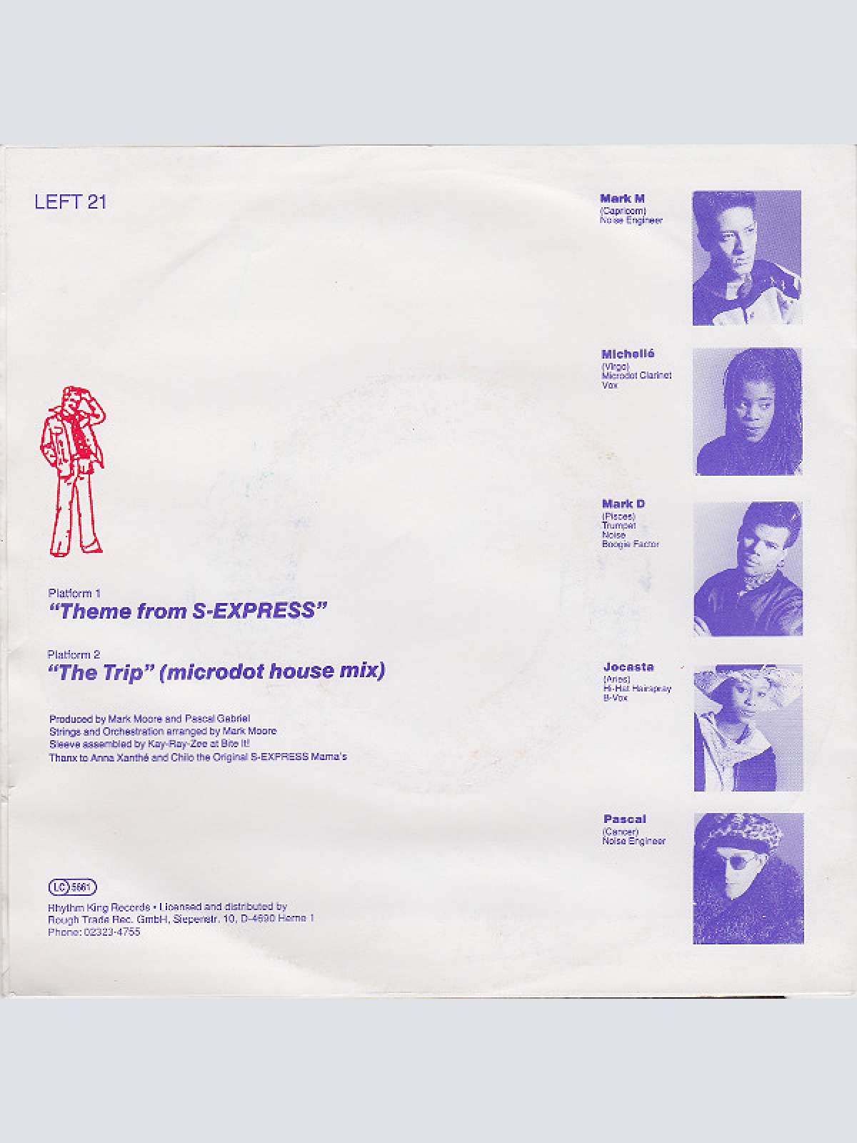 Vinyl / S Express* - Theme From S-Express / The Trip (Microdot House Mix)