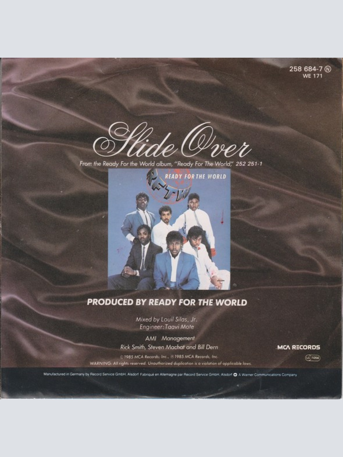 Vinyl / Ready For The World - Slide Over