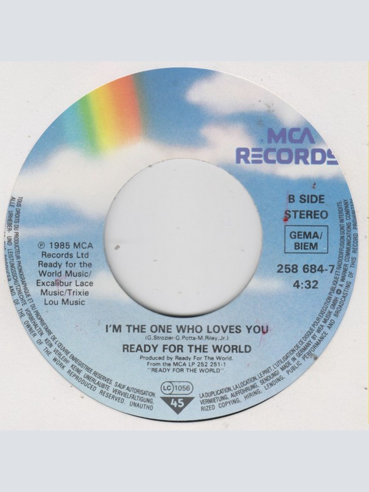 Vinyl / Ready For The World - Slide Over