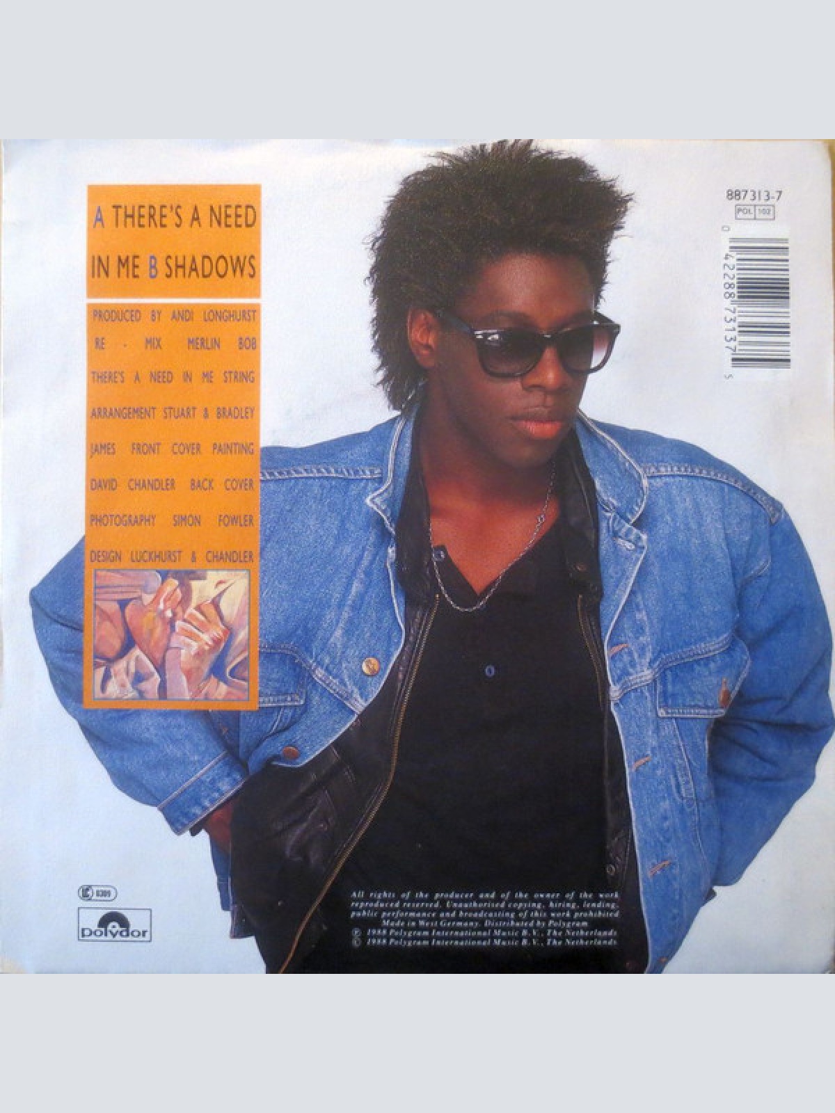 Vinyl / Geoffrey Williams - There's A Need In Me