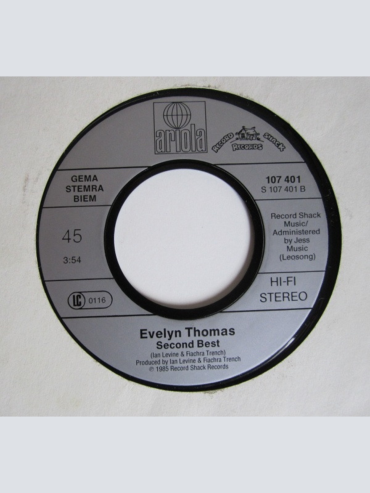 Vinyl / Evelyn Thomas - Sorry, Wrong Number