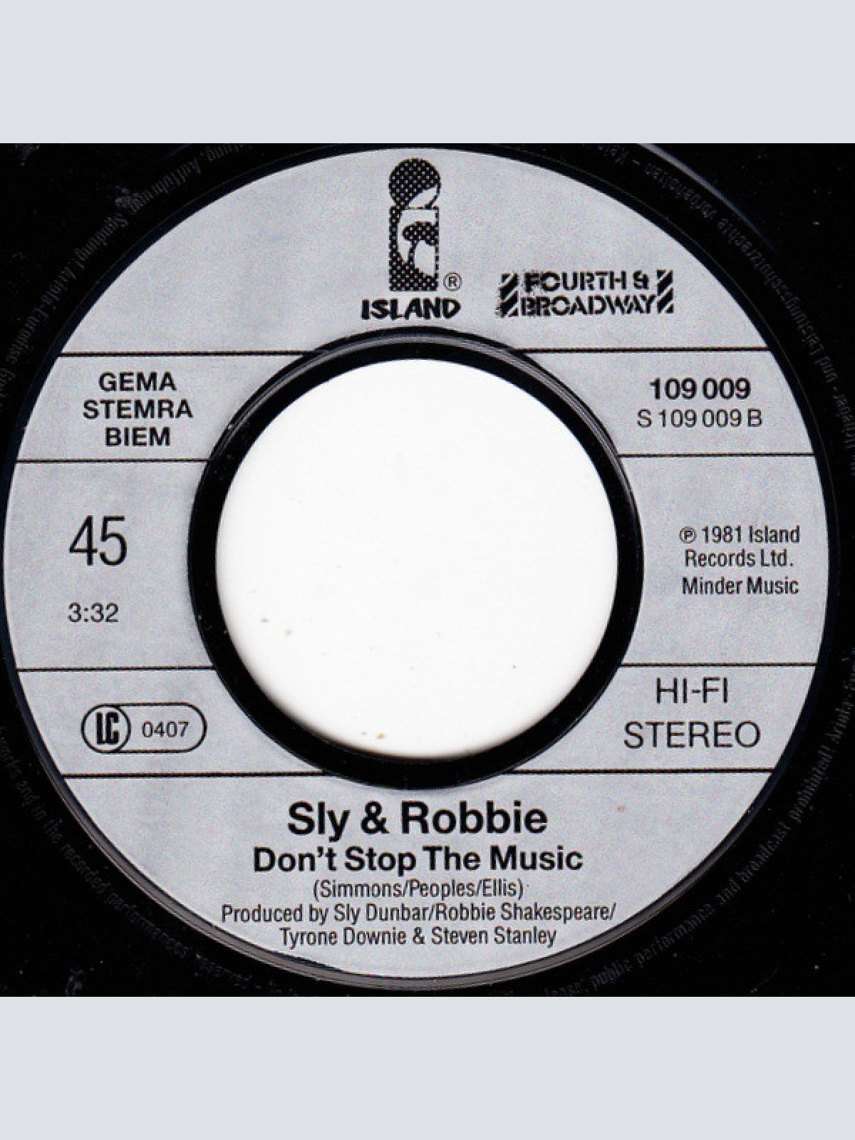 Vinyl / Sly And Robbie* - Boops (Here To Go)