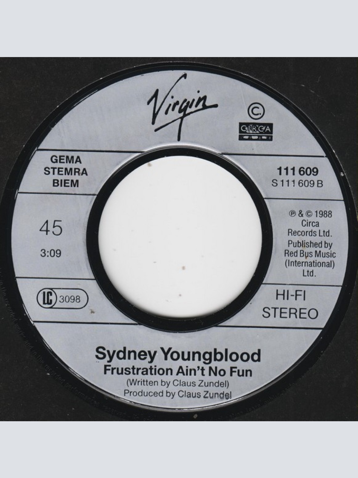 Vinyl / Sydney Youngblood - Ain't No Sunshine