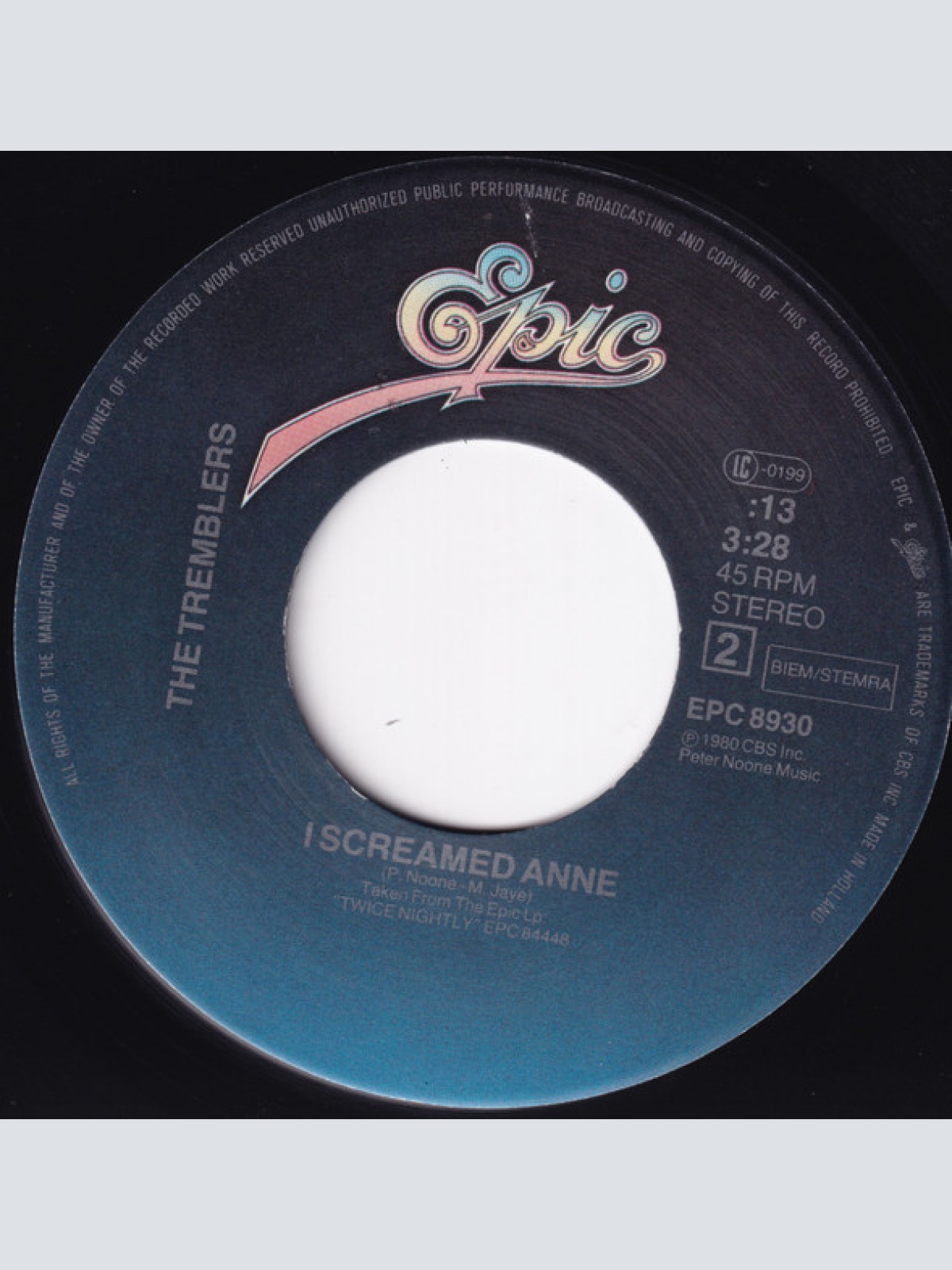 Vinyl / Tremblers* - Steady Eddy