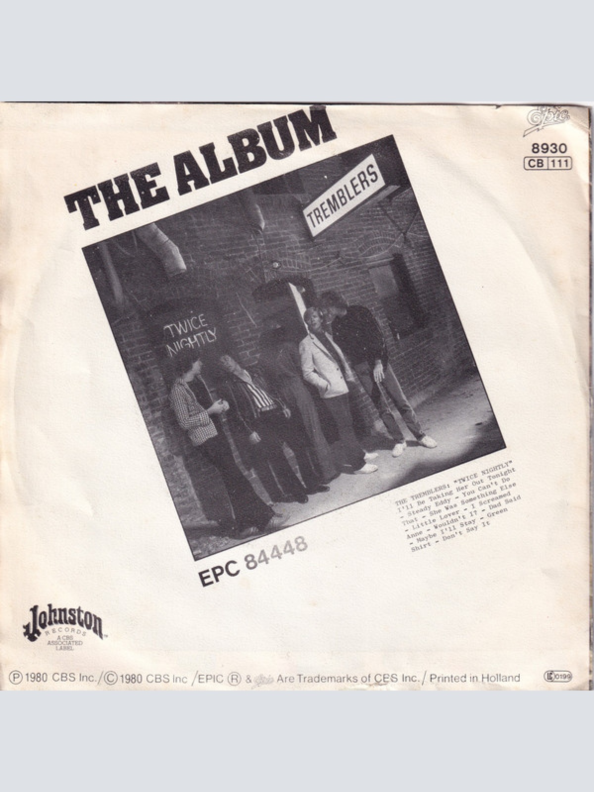 Vinyl / Tremblers* - Steady Eddy