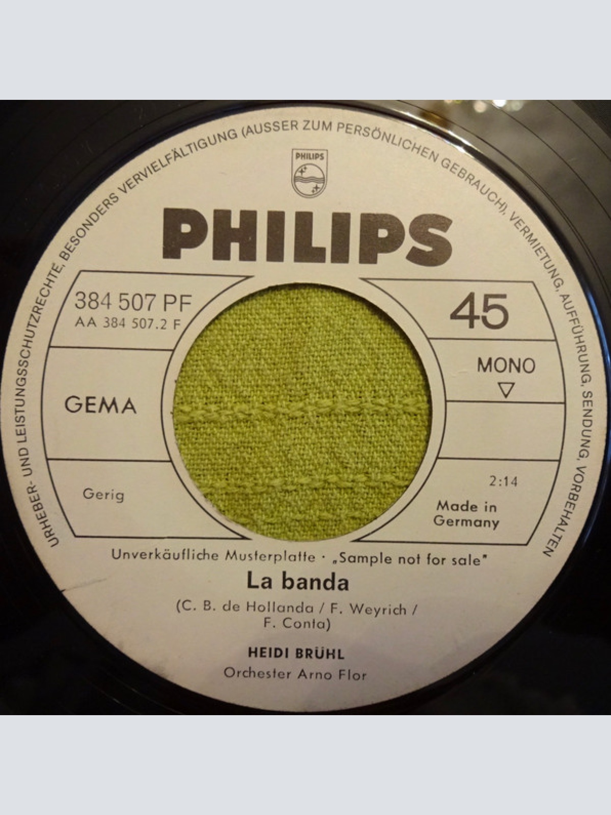 Vinyl / Heidi Brühl - Bleibe Bei Mir / La Banda